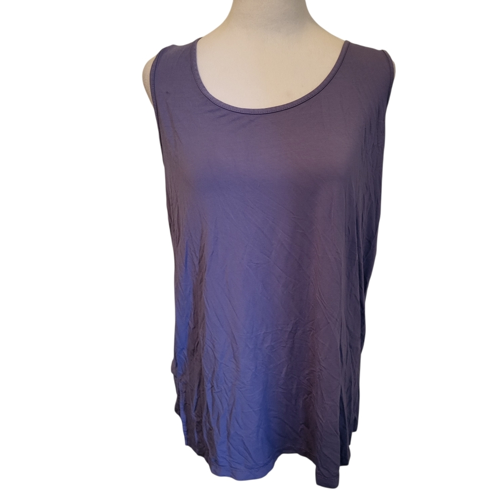 Susan Graver Tank Purple sz L